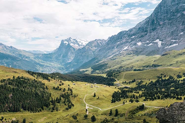 Austrian chalet in summer